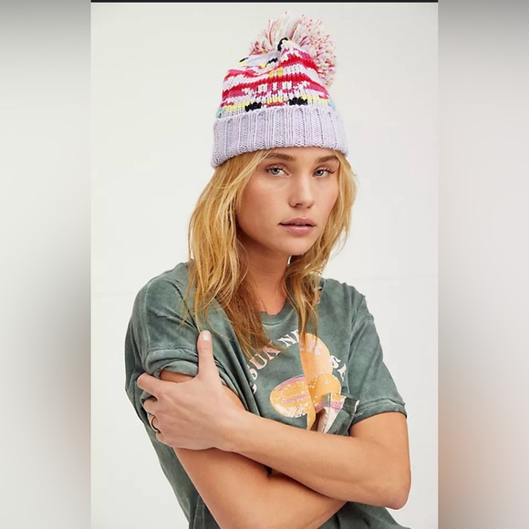Free People Pom Pom Beanie